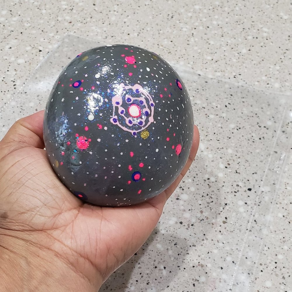 HAND PAINTED ROCK Constellation   Stone/ - Picture 13 of 13